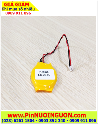 Pin CMOS Maxell CR2025-WR, Pin nuôi nguồn CMOS 3v lithium Maxell CR2025-WR chính hãng 